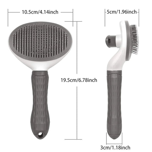 Brosse autonettoyante pour chien et chat – vue 6