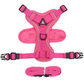 Harnais et laisse pour chat, coloris rose