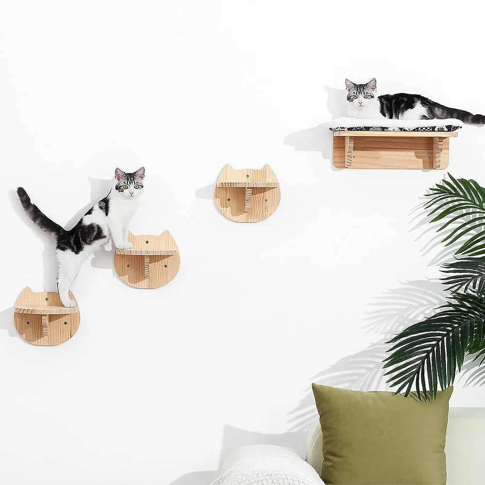 Cat Climbing Wall Mounted Hammock