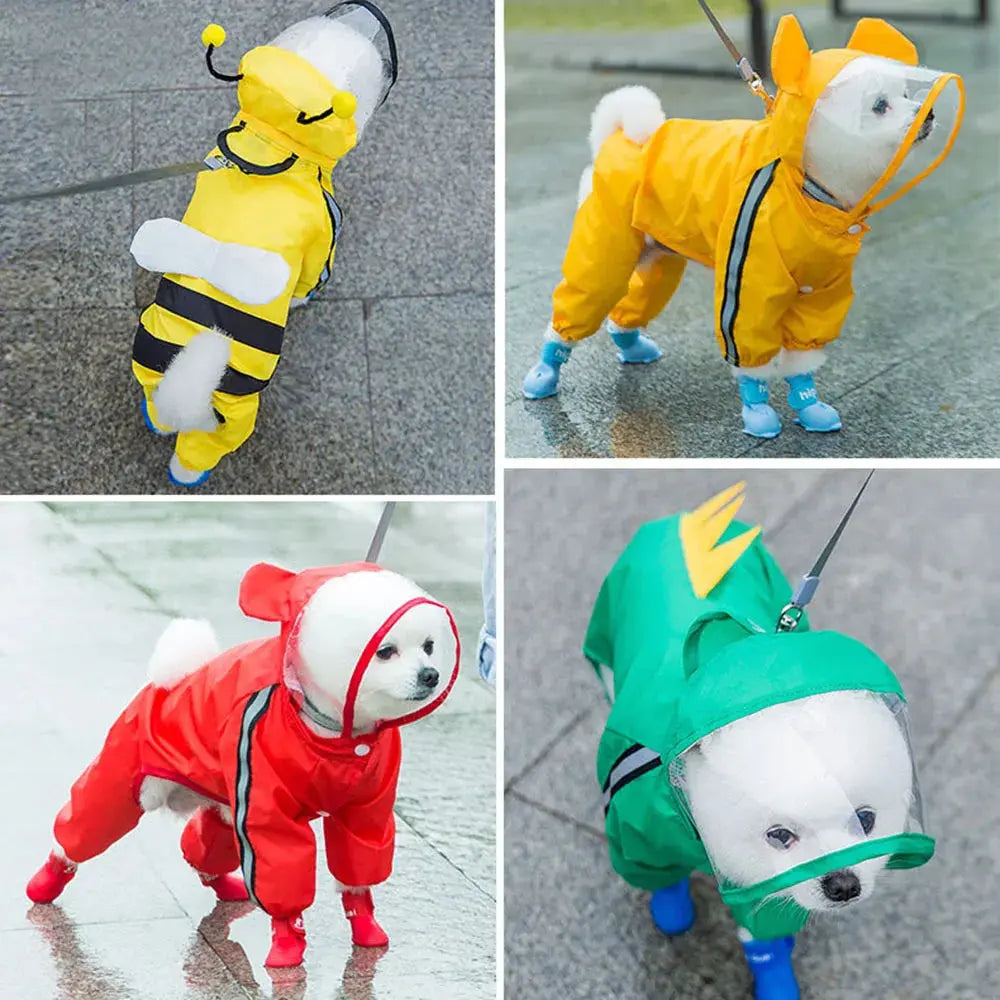 Bear Shape Dog Raincoat PetPalette