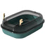 Cat Litter Box Semi-enclosed Sandbox Box