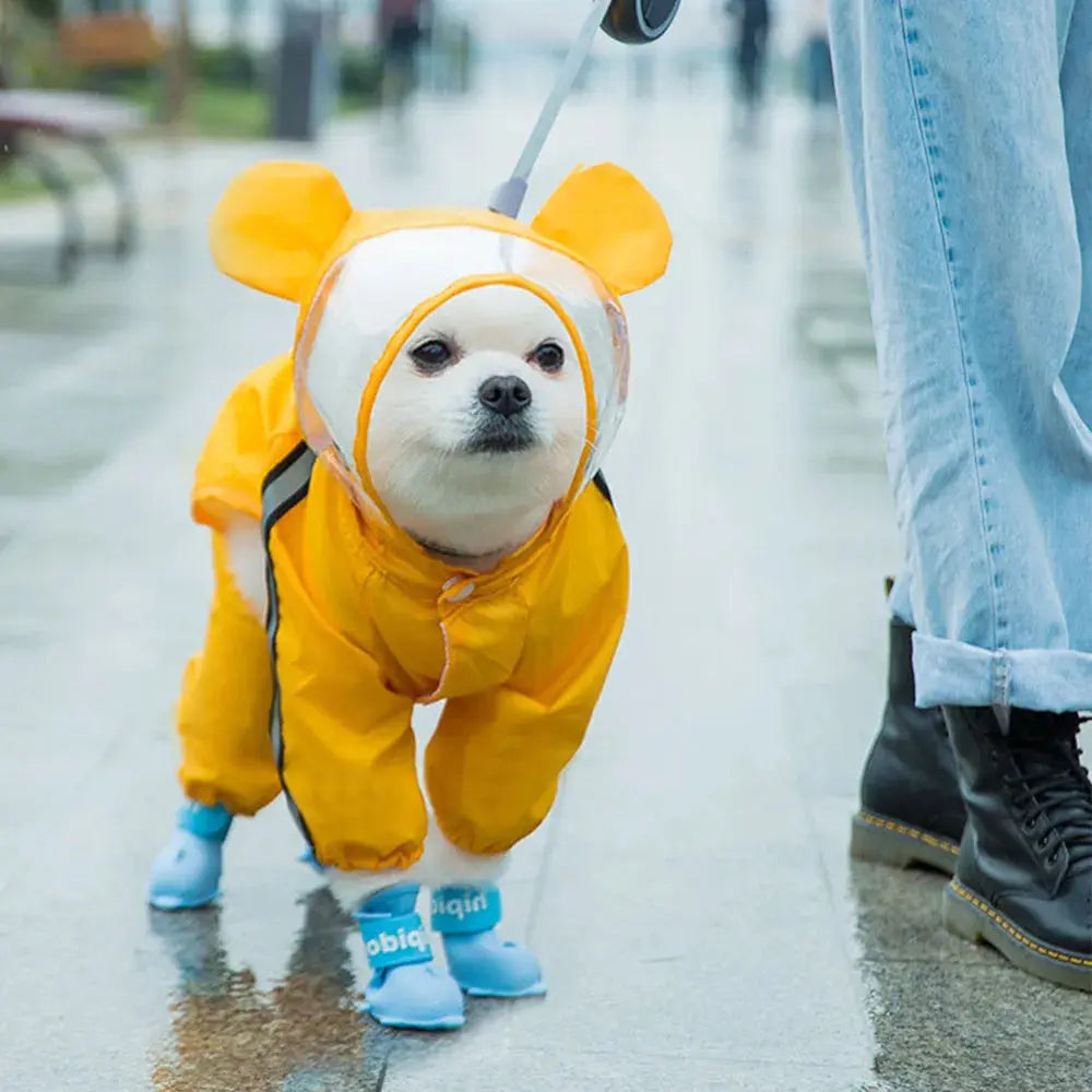 Bear Shape Dog Raincoat PetPalette