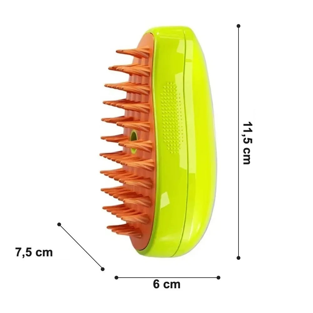 Dimensions de la brosse à brume : 11,5 x 7,5 x 6 cm