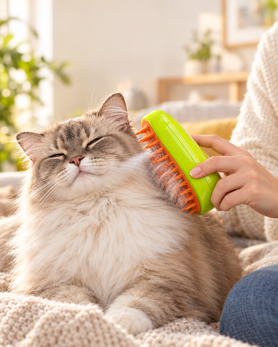 Brosse à brume 3 en 1 pour chat et chien